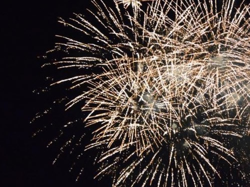 capodanno viterbo in piazza in centro foto